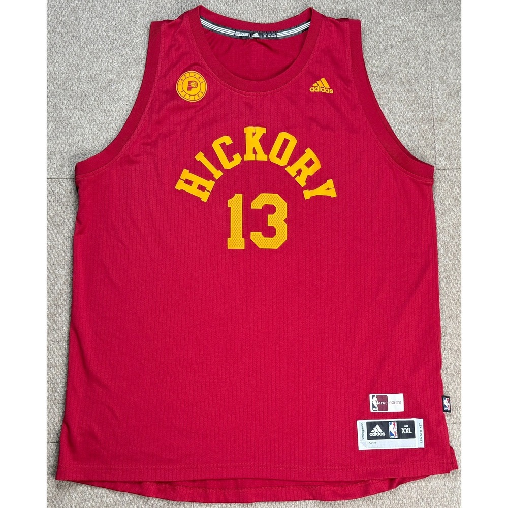 Adidas NBA Indiana Pacers #13 Hickory Paul George Basketball Jersey Size XXL